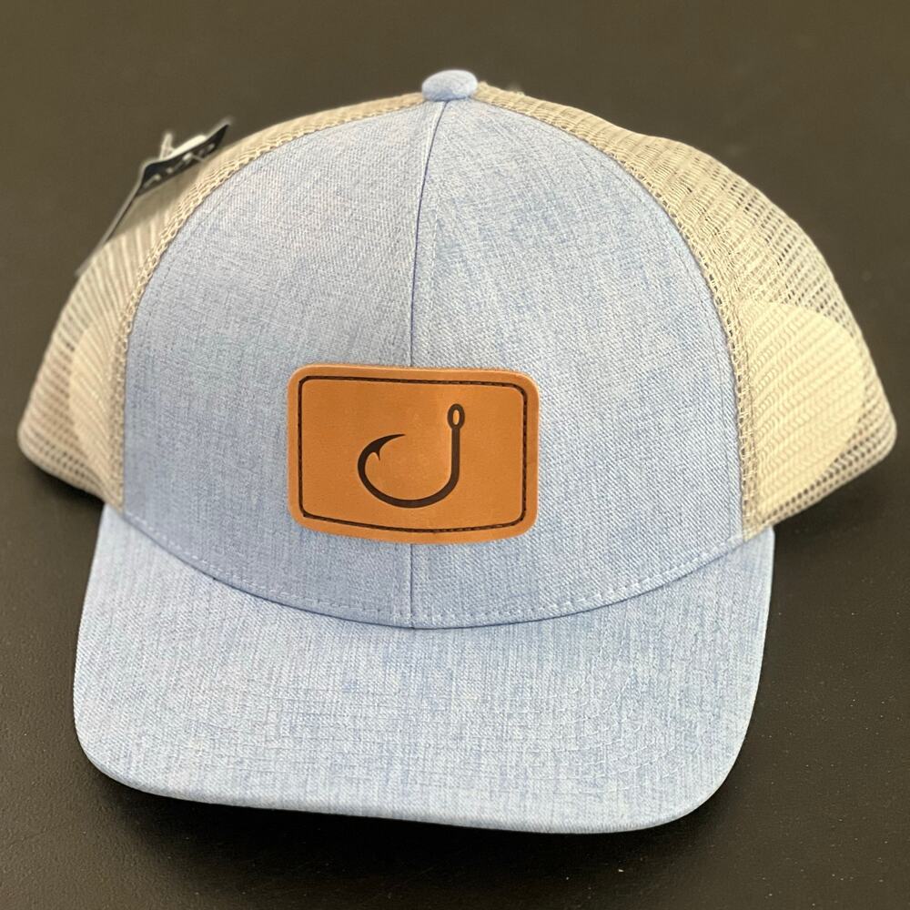 NWT Avid Lay Day Trucker Snapback Adjustable Hat - Light Blue